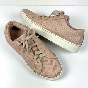 Greats Shoes Italian Greats The Royale Perforated Blush Pink Sneakers Womens 8.5